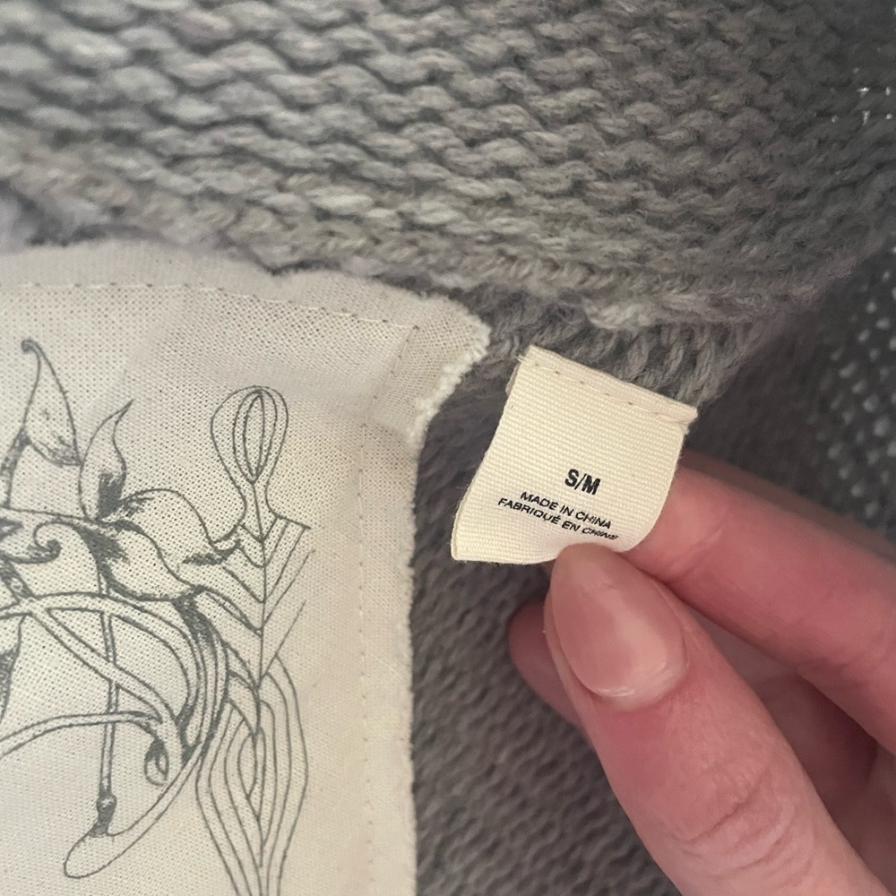 Anthropologie Gray Women's Poncho - Picture 3 of 4
